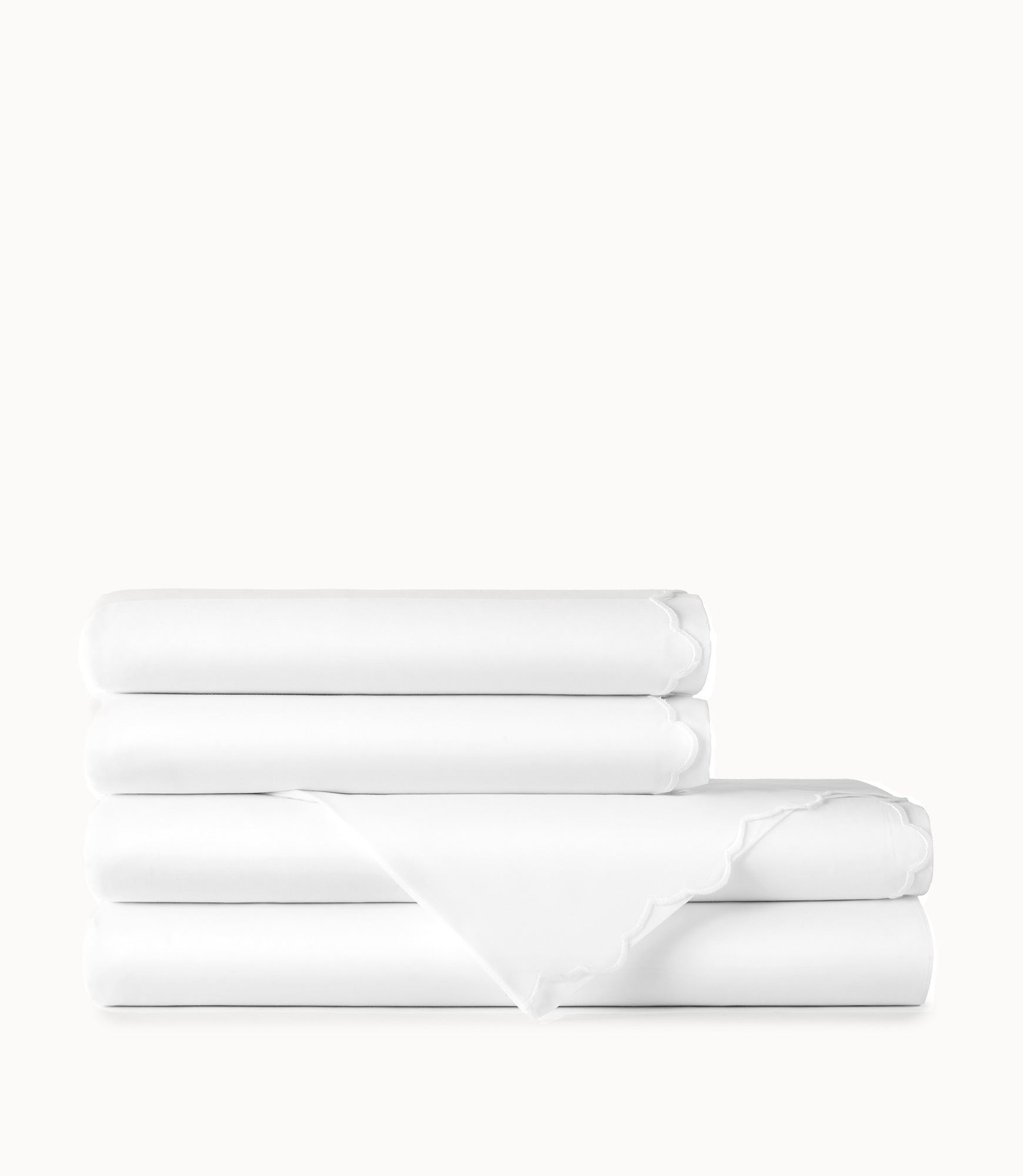 Terra Organic Cotton Sateen Sheet Set White
