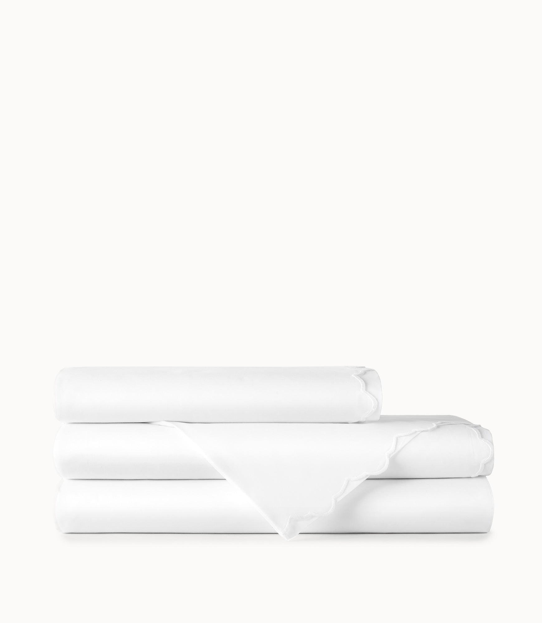 Terra Organic Cotton Sateen Sheet Set Twin White