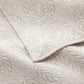 Vienna Matelassé Coverlet Linen Detail