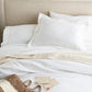 boutique embroidered percale sheets and pillowcases Linen