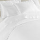 Virtuoso White Duvet Cover on Bed
