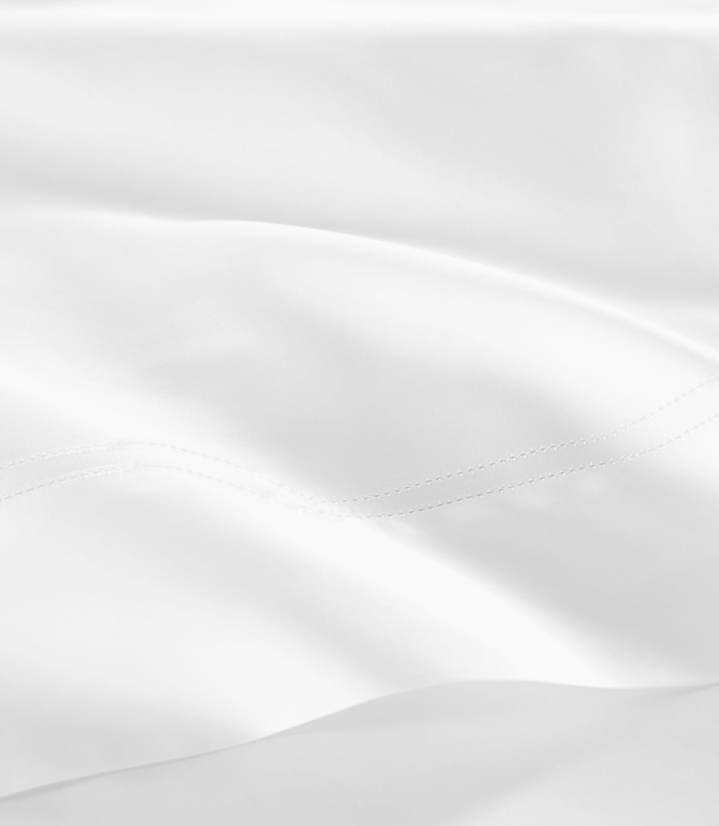 Virtuoso Sateen Flat Sheet Detail White