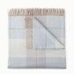 York Plaid Throw Blanket Blue