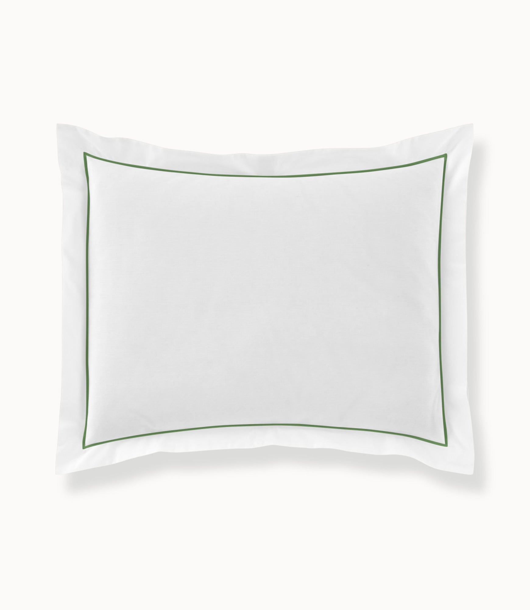 Soprano II Sham Green Embroidered trim