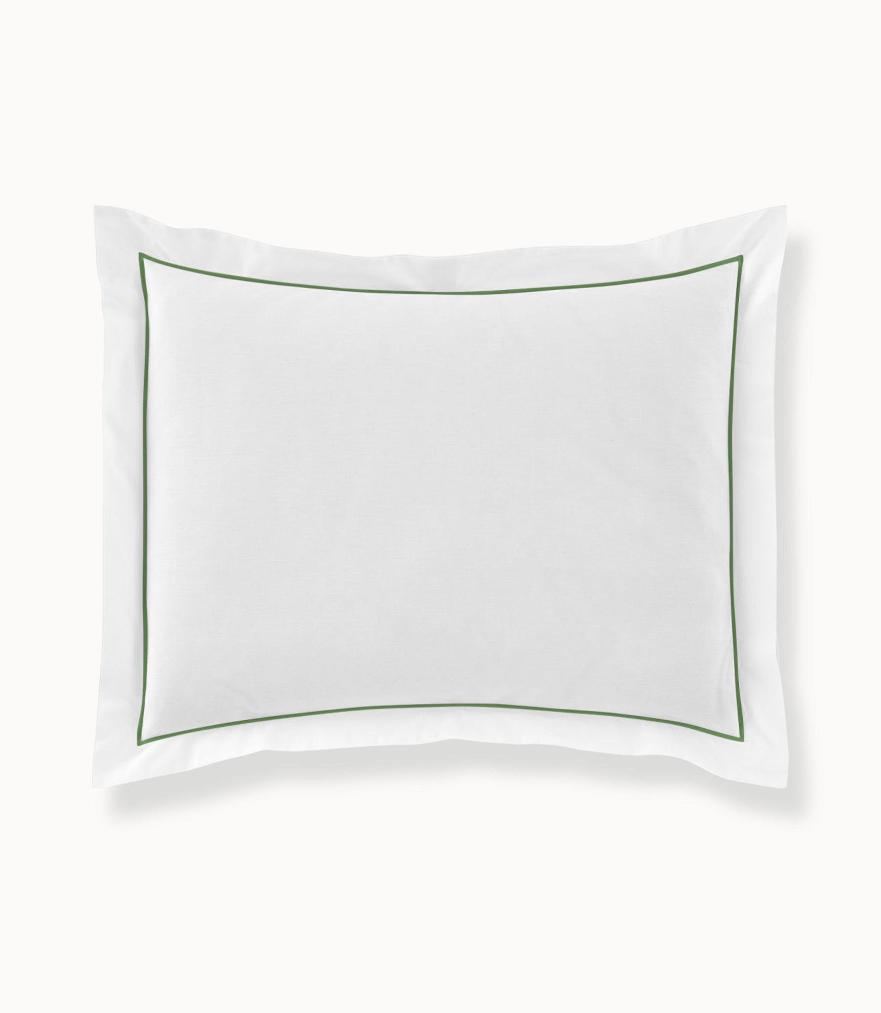 Soprano II Sham Green Embroidered trim