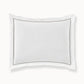 Soprano II Sham  Platinum Embroidered trim