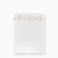 Concerto Embroidered Sateen Flat Sheet Linen