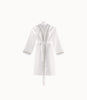 Pique Bath Robe with Linen