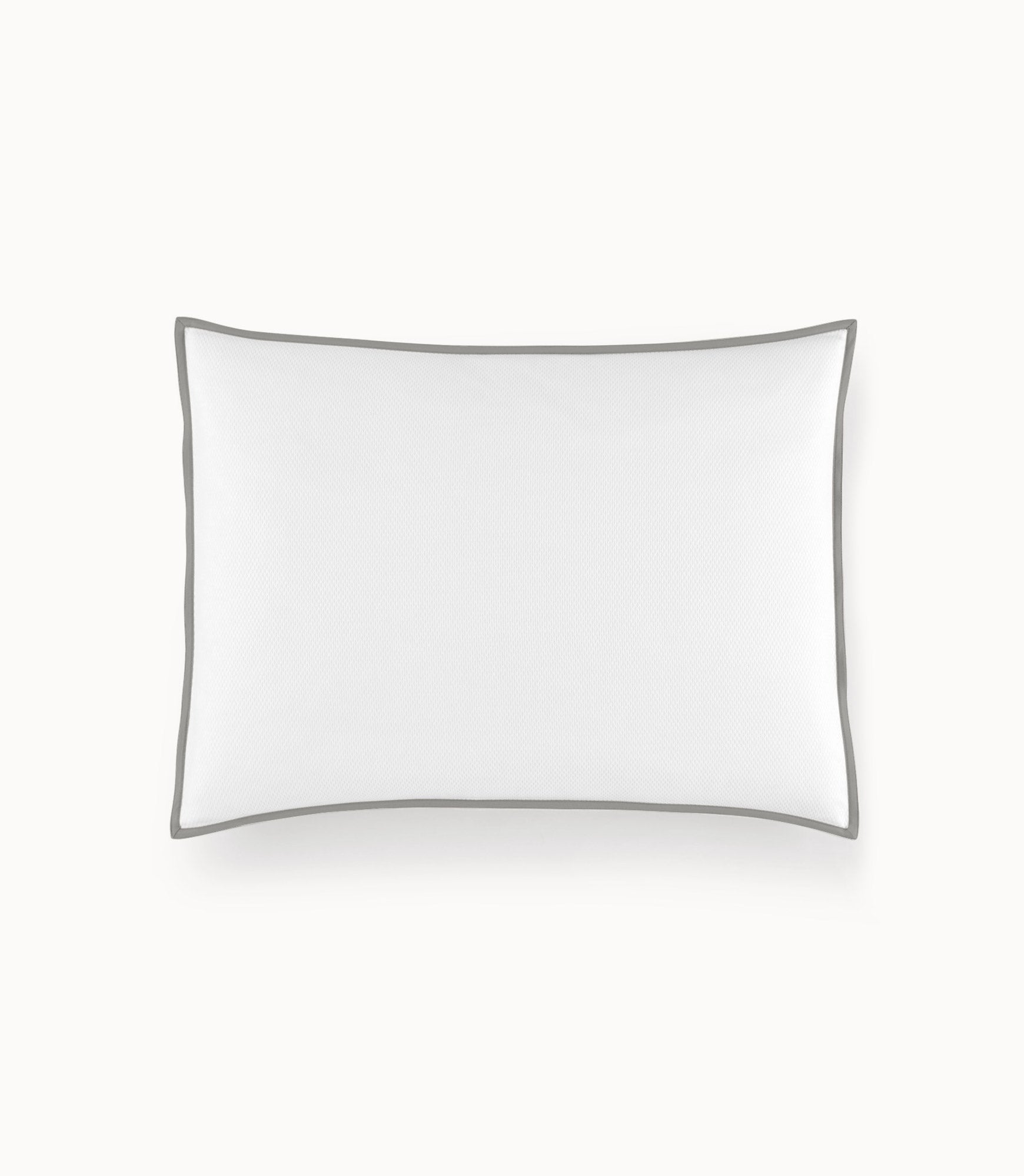Pique Decorative Pillow Pewter