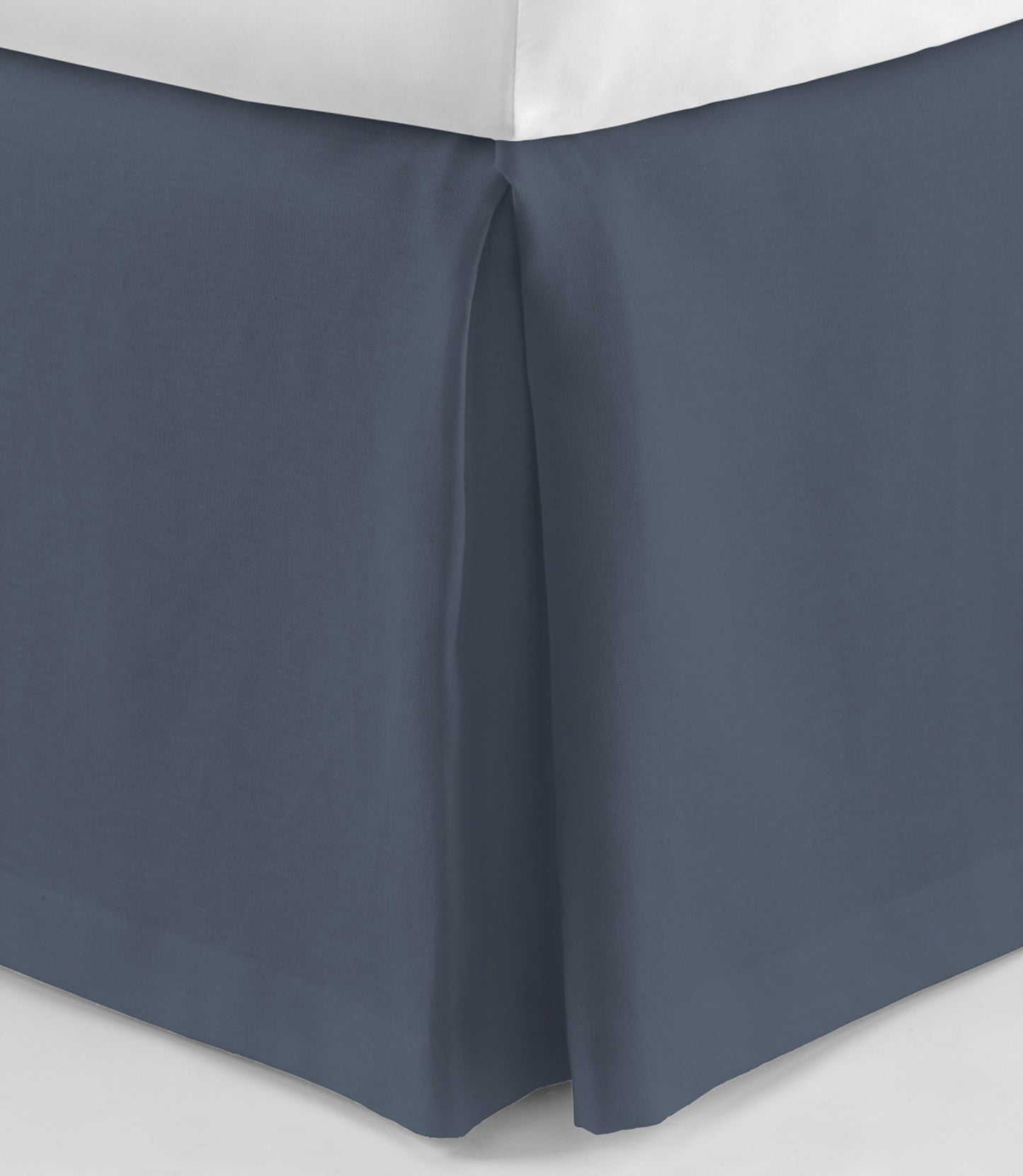 Rio Linen Bed Skirt Navy